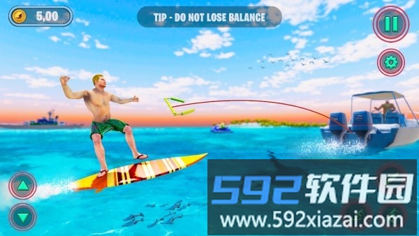 暑假水上冲浪游戏截图2