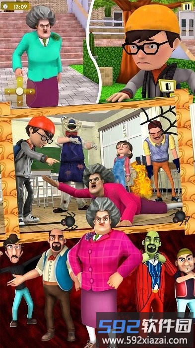 恐怖怪老师3d游戏截图2