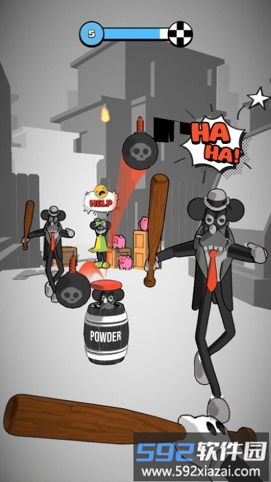 炙热飞刀游戏(hit noir)截图2