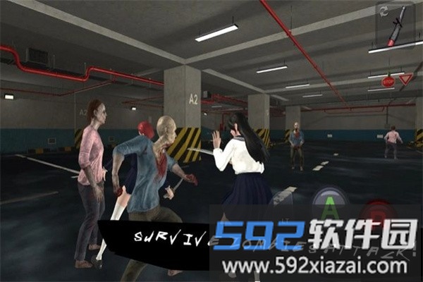 高中僵尸杀手手机版(High School Zombie Slayer)截图3