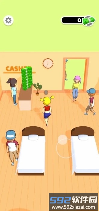 空闲宿舍游戏(idle dormitory)截图1