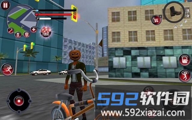 蜘蛛侠英雄之城市战争最新版(rope hero)截图2