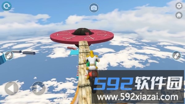 危险天空赛道摩托驾驶游戏截图2
