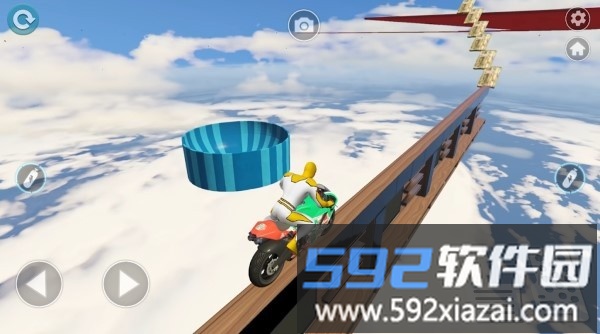 危险天空赛道摩托驾驶游戏截图5