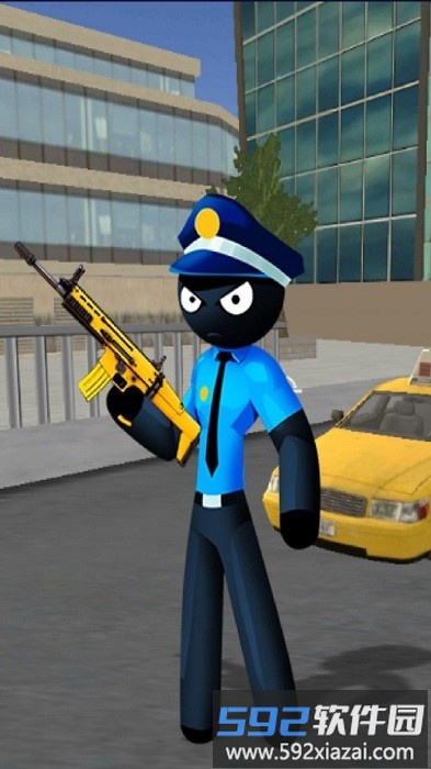 警官火柴人游戏截图2