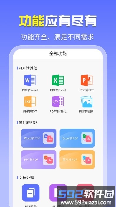 智能pdf格式管家软件截图1