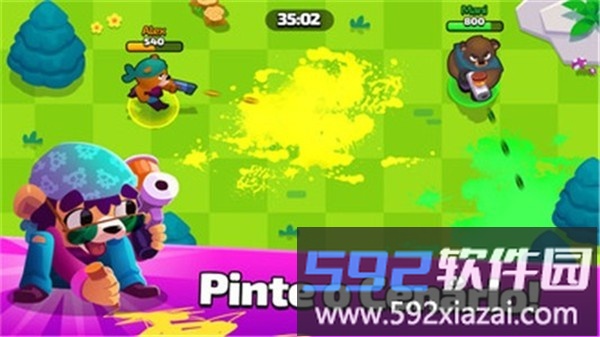 彩弹射击大作战游戏截图1