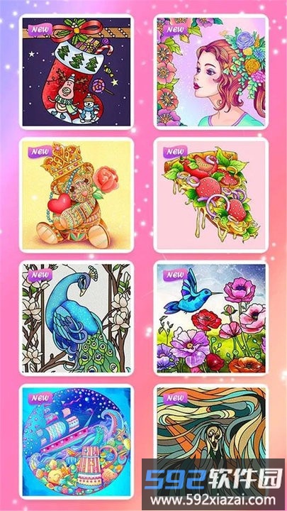 儿童涂色梦想花园游戏截图3