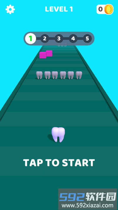 牙牙跑酷小游戏(tooth run)截图3