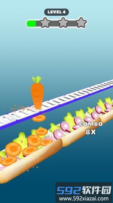 食物冲刺3d游戏(foodrush3d)截图2