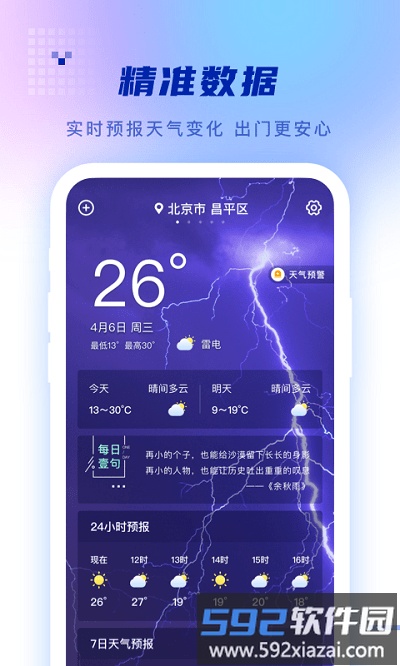 心怡天气app截图1