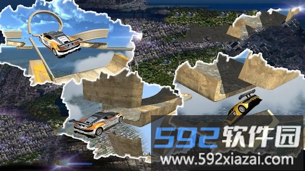 绝地飞车赛车特技游戏(飞车爆裂街头)截图2