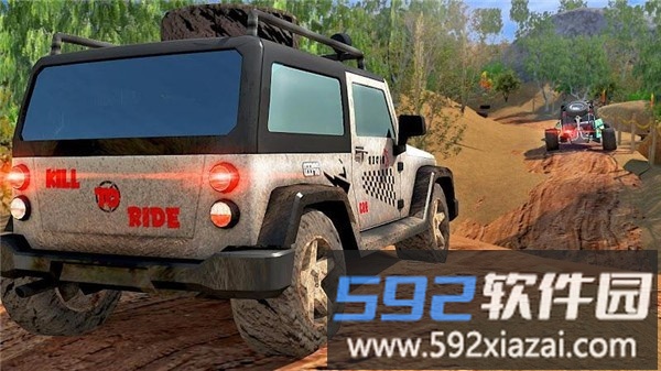 越野4x4越野车模拟器游戏截图1
