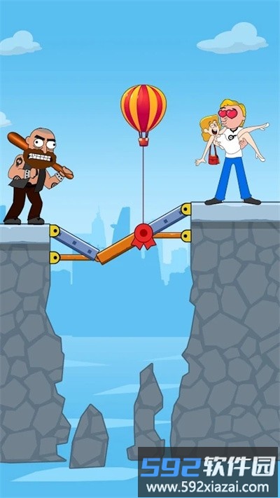 爱情救援桥梁游戏(build a bridge)截图3