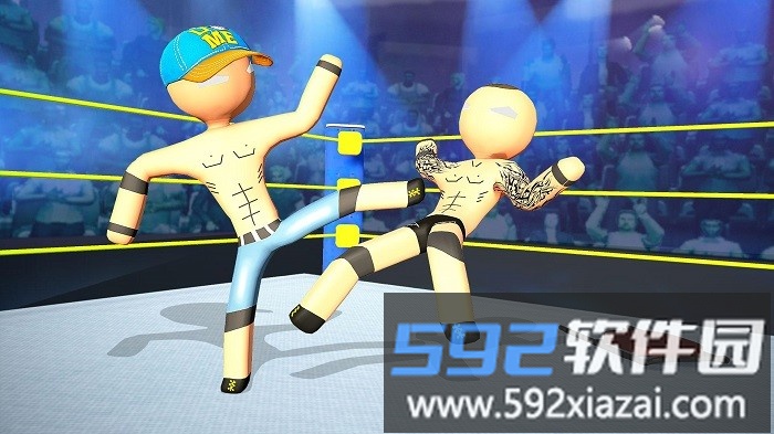 斯蒂克曼摔跤游戏(stickmen wrestling)截图3