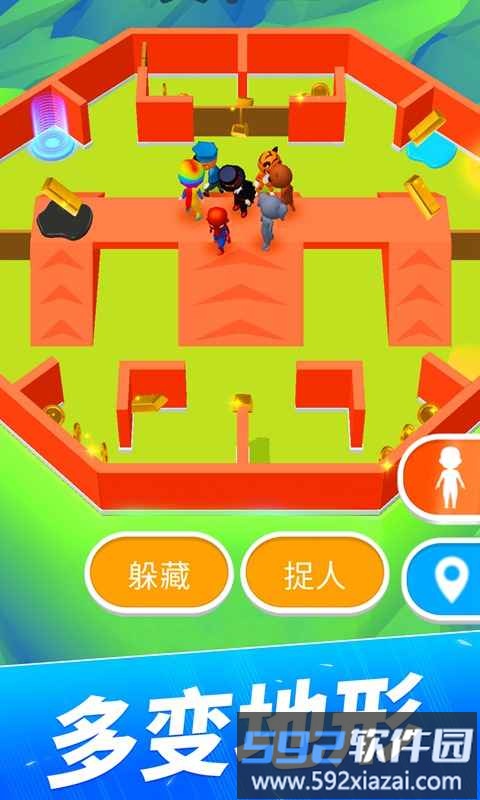 躲猫猫行动游戏截图2