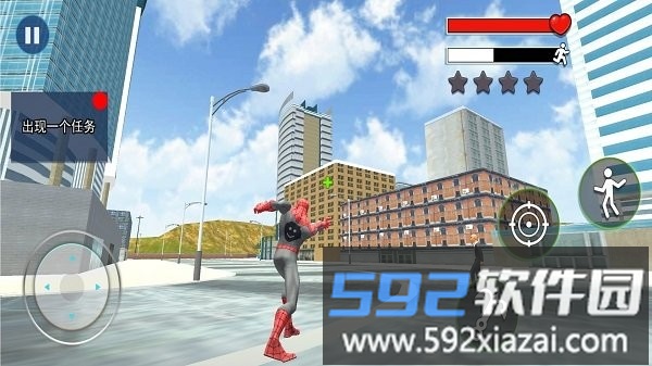 蜘蛛绳索英雄小游戏截图4