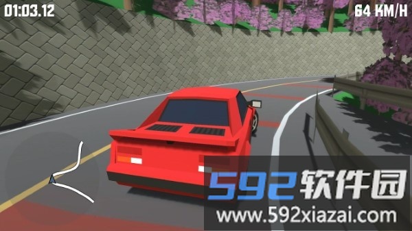 漂移下山游戏(initial drift arcade)截图3