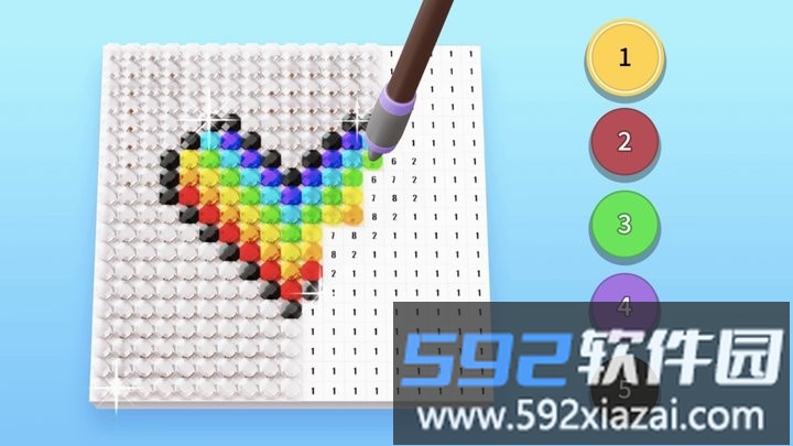 钻石填色游戏截图1