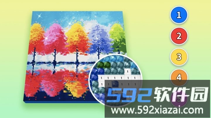 钻石填色游戏截图2