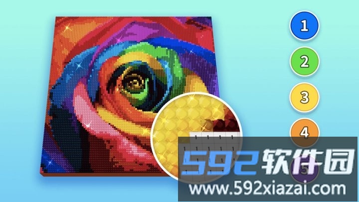 钻石填色游戏截图3