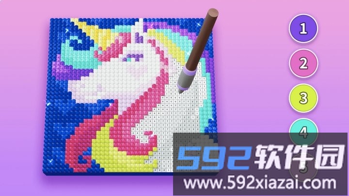 钻石填色游戏截图4