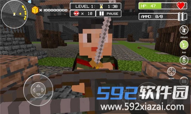 方块巨人战争中文版(Titan Attack on Block Kingdom)截图3