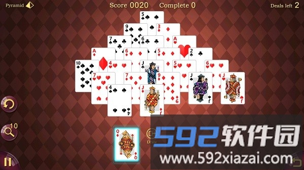 金字塔纸牌游戏(也叫金字塔接龙)截图3