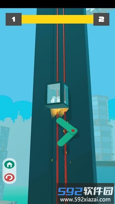 安全降落游戏(lift break)截图1