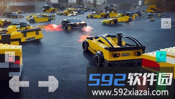 迷你积木车大碰撞游戏截图1