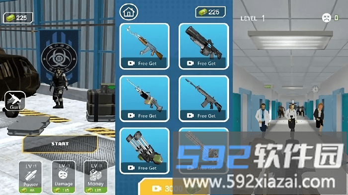 僵尸地狱射手游戏截图1