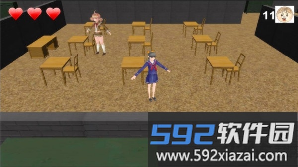 高中女生校园大战3中文版截图3