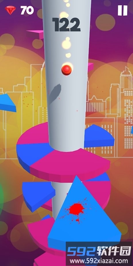 超级螺旋跳球游戏截图3