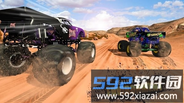 泥泞赛车游戏(mud runner)截图3