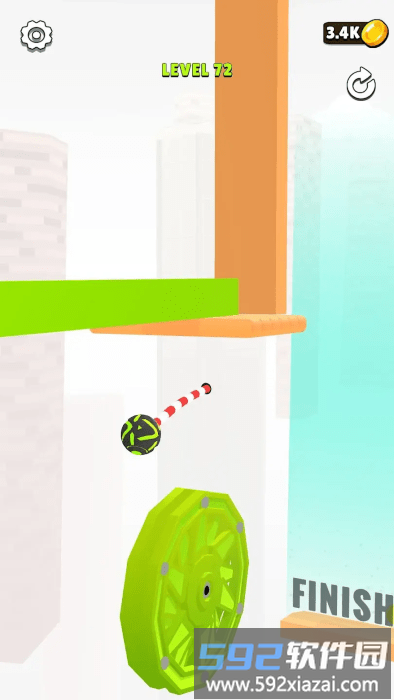 甩飞球球游戏(Rope Ball)截图1