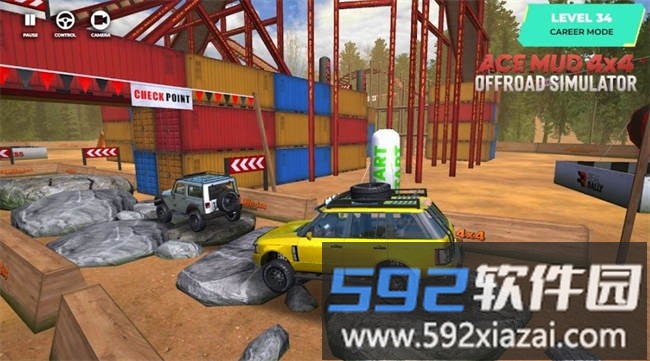 泥浆越野模拟器游戏(Ace Mud Offroad Simulator)截图3