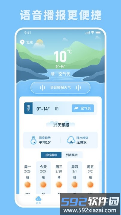 欢喜天气预报截图3