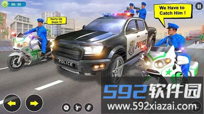 警察特技驾驶游戏(police bike stunks)截图3