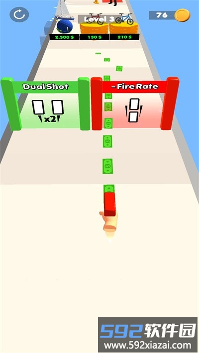 最富枪王最新版(moneygun run)截图2