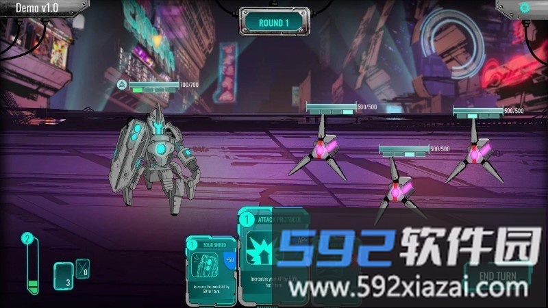 钢铁的预兆exobots demo截图2