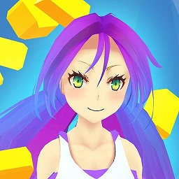 动漫女孩跑步手机版