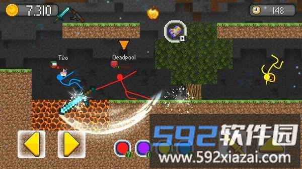 火柴人像素格斗截图1