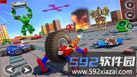 蜘蛛轮机器人游戏官方版截图3