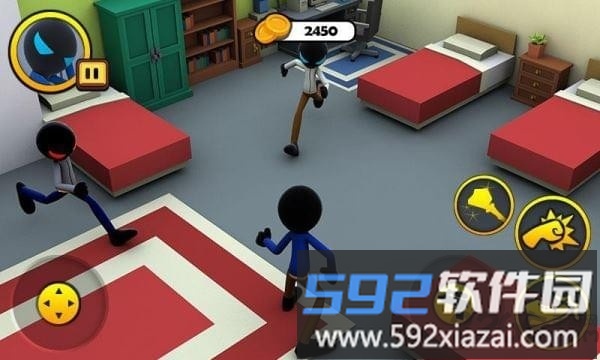 火柴人宿舍逃脱3d中文版截图3