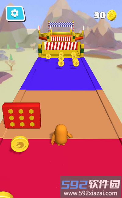 豆豆人酷跑小游戏(guys run: fall beans dash)截图1