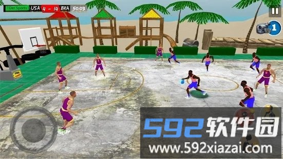沙滩篮球手游截图4