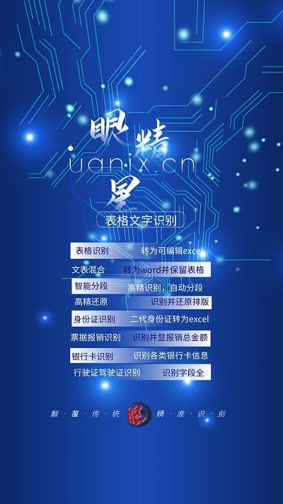 眼精星表格文字识别软件截图1