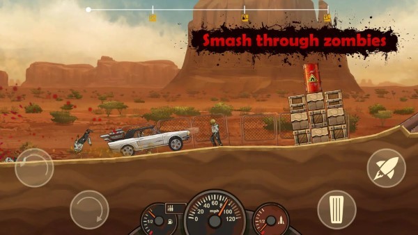 战车撞僵尸地牢游戏(Earn to Die Rogue)截图1