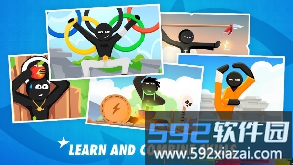 火柴人战争射击游戏(stickman combats)截图1