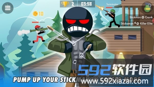 火柴人战争射击游戏(stickman combats)截图2